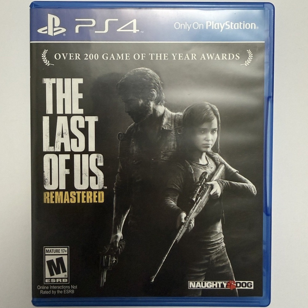 The Last of Us Remastered (Sony PlayStation 4, 2014) PS4 Case & Disc